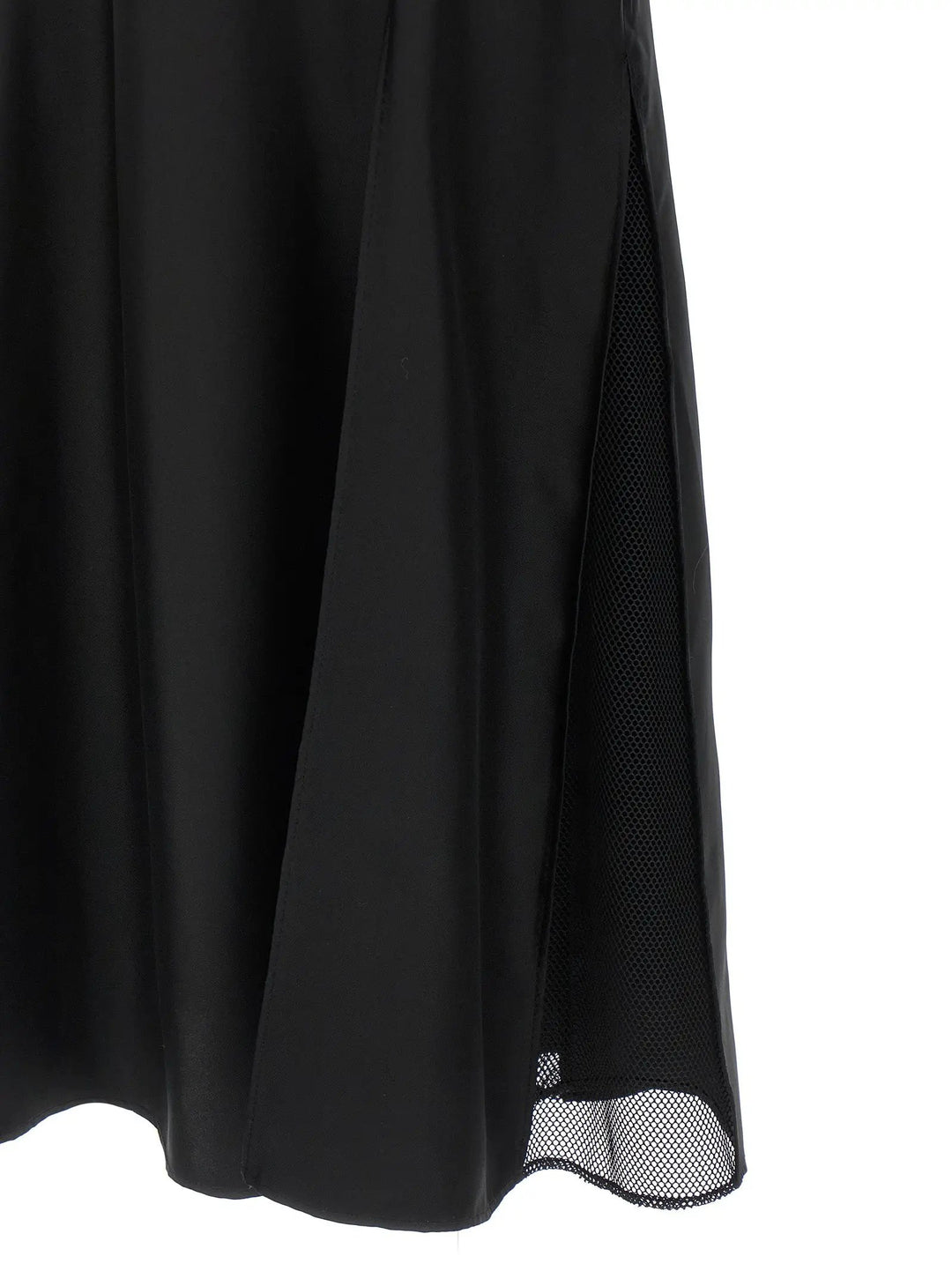 Loulou De Saison Black Silk Midi Dress