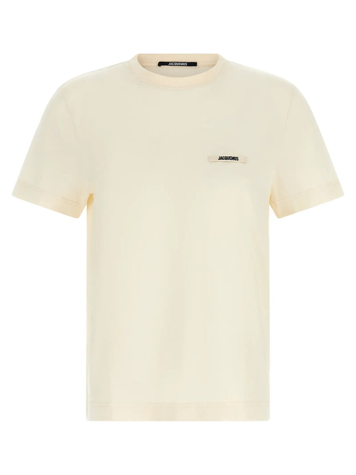Jacquemus Beige Cotton T-Shirt