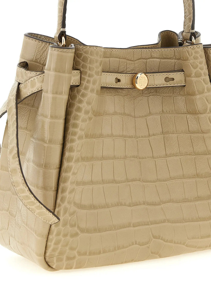 Tory Burch Beige Cowhide Shoulder Bag