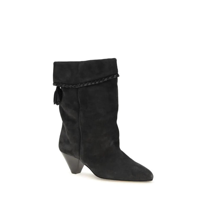 Isabel Marant Sample Sale | Isabel Marant Black Calf Leather Bos Taurus Boots - | Designer outlet