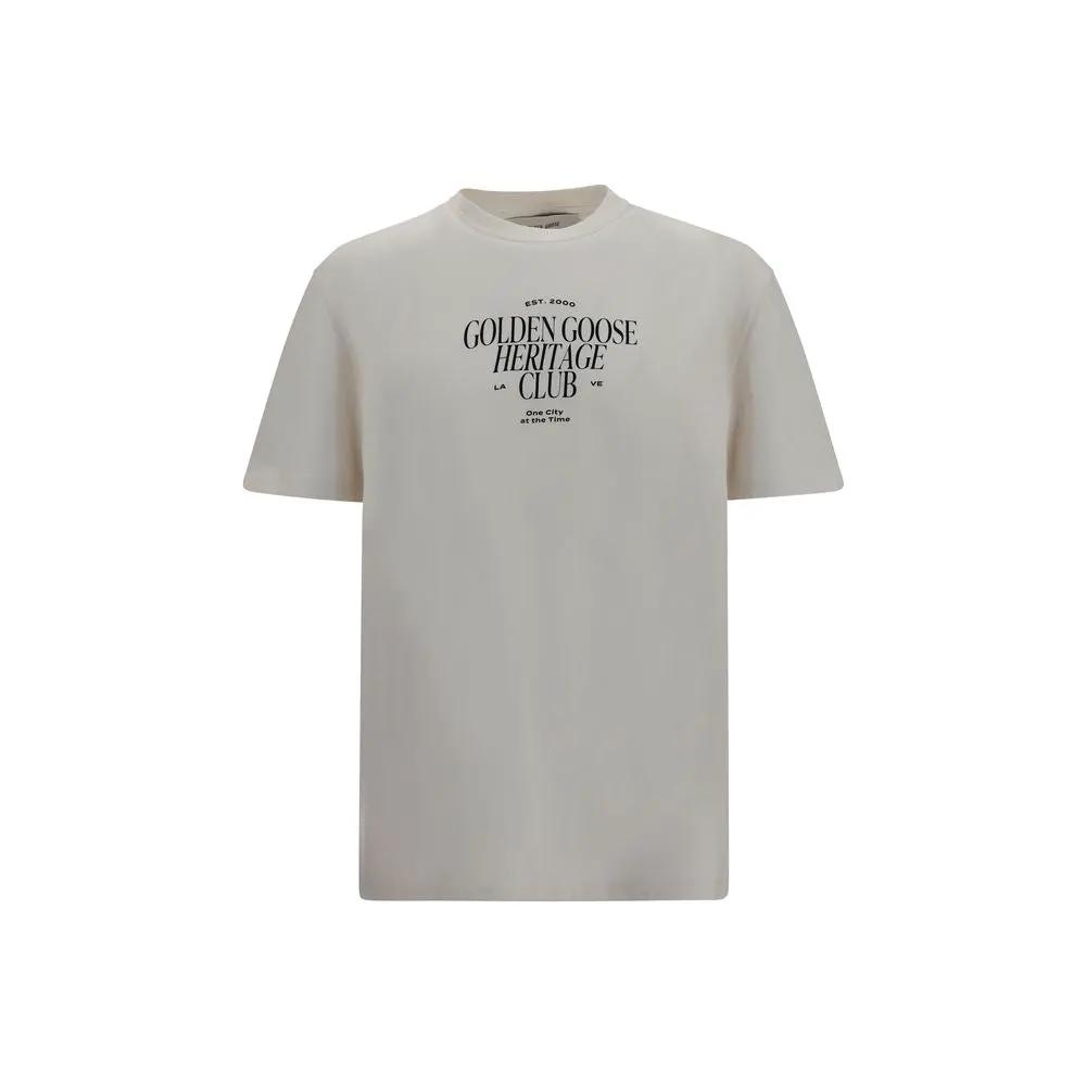 Golden Goose Sample Sale | Golden Goose White Cotton T-Shirt - | Designer outlet