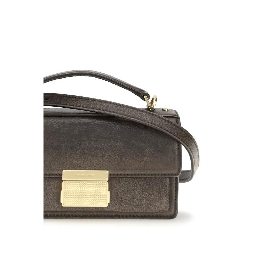 Golden Goose Sample Sale | Golden Goose Brown Calf Leather Bos Taurus Handbag - | Designer outlet