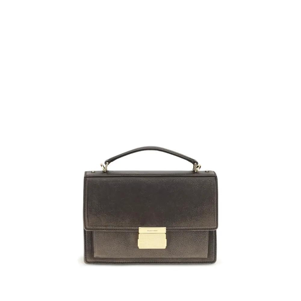 Golden Goose Sample Sale | Golden Goose Brown Calf Leather Bos Taurus Handbag - | Designer outlet