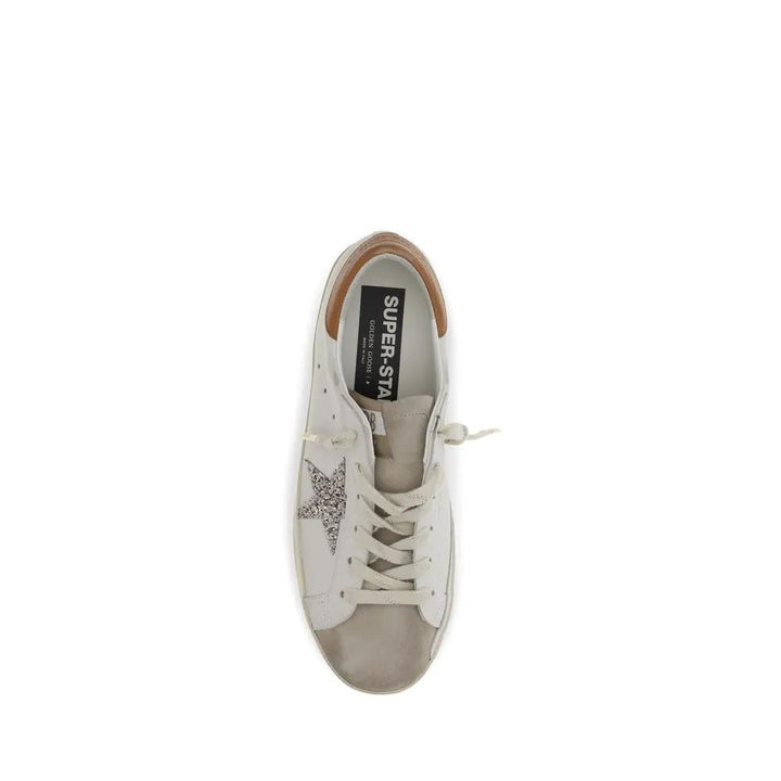 Golden Goose Sample Sale | Golden Goose White Calf Leather Bos Taurus Low Top Sneakers - | Designer outlet