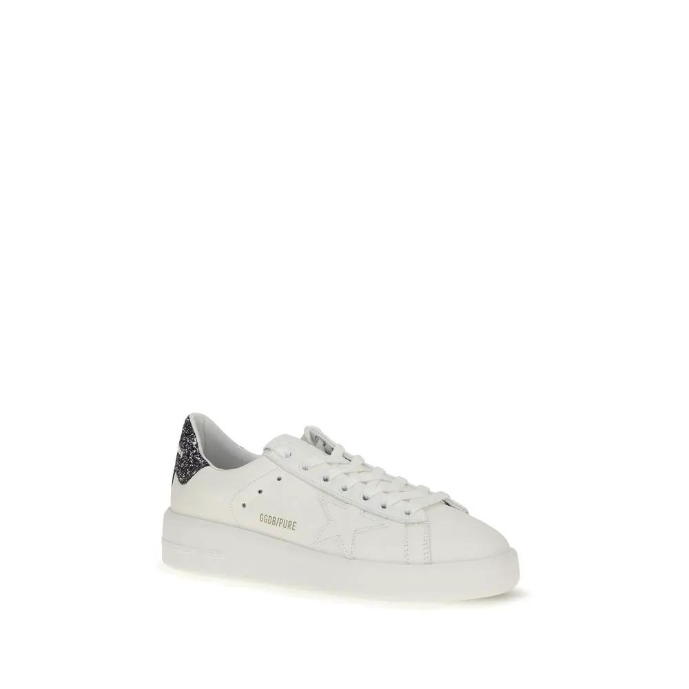 Golden Goose Sample Sale | Golden Goose White Calf Leather Bos Taurus Low Top Sneakers - | Designer outlet