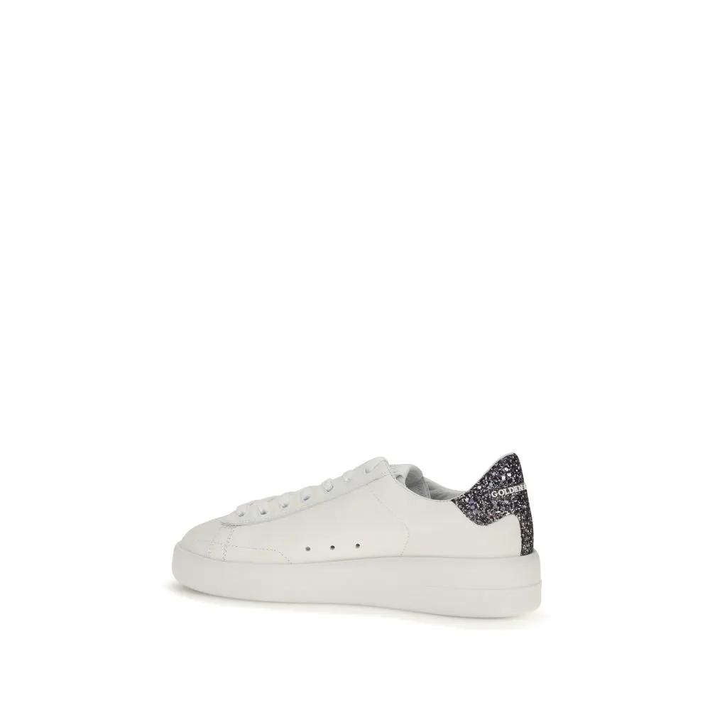 Golden Goose Sample Sale | Golden Goose White Calf Leather Bos Taurus Low Top Sneakers - | Designer outlet