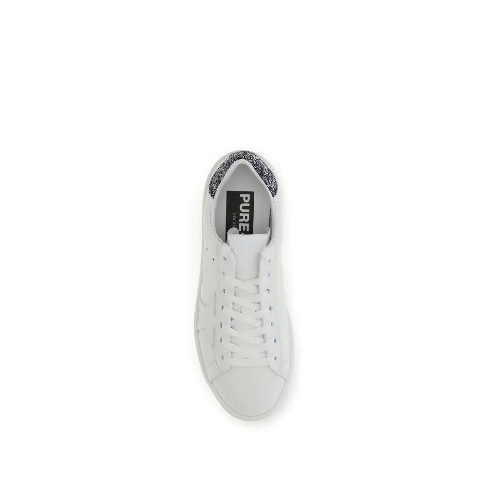 Golden Goose Sample Sale | Golden Goose White Calf Leather Bos Taurus Low Top Sneakers - | Designer outlet