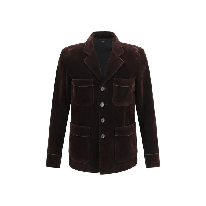 Tom Ford Sample Sale | Tom Ford Brown Cotton Blazer - | Designer outlet