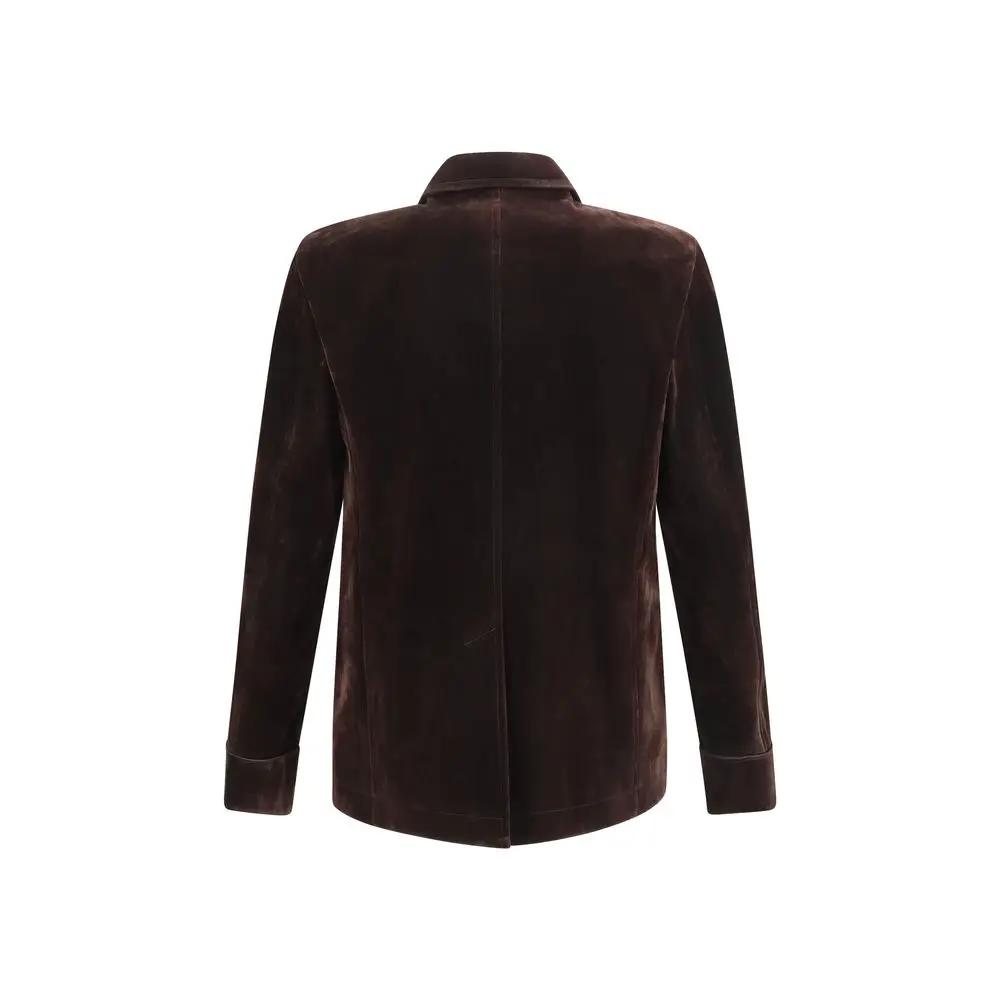 Tom Ford Sample Sale | Tom Ford Brown Cotton Blazer - | Designer outlet