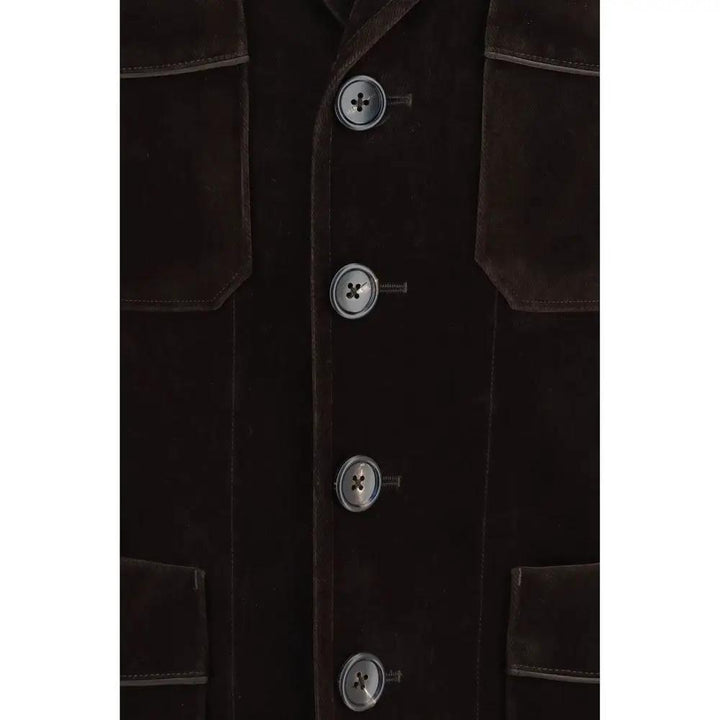 Tom Ford Sample Sale | Tom Ford Brown Cotton Blazer - | Designer outlet