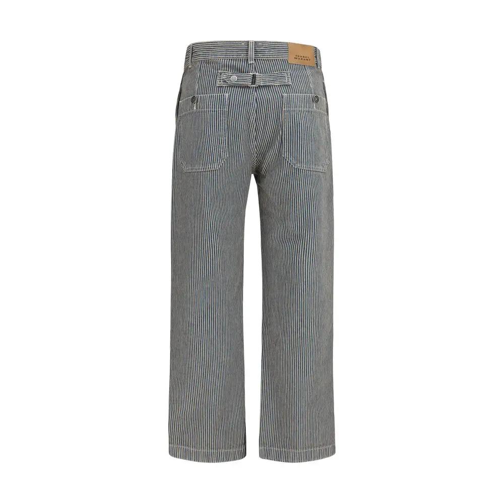 Isabel Marant Étoile Sample Sale | Isabel Marant Étoile Blue Polyester Casual Pants - | Designer outlet