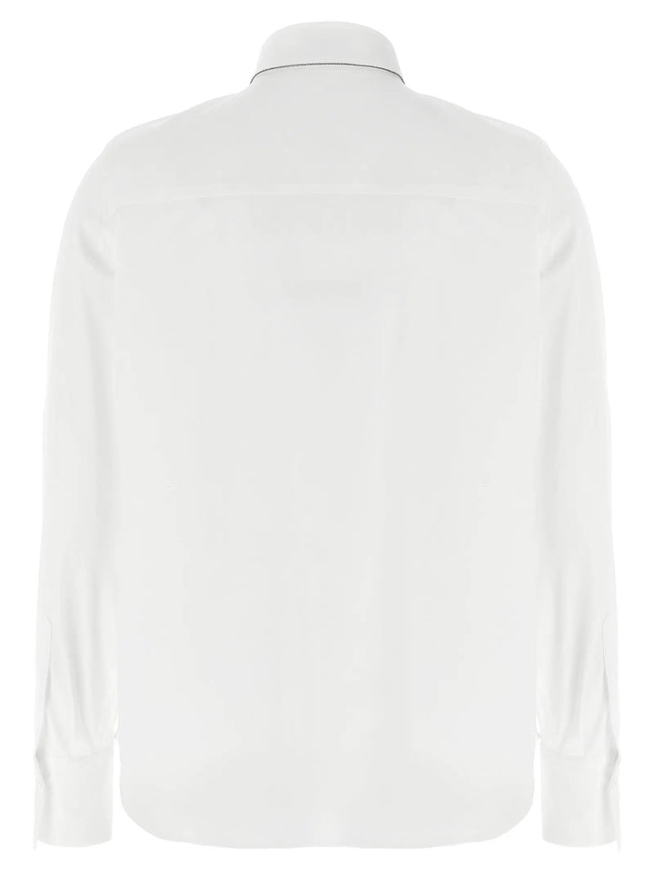 Brunello Cucinelli White Cotton Blouse