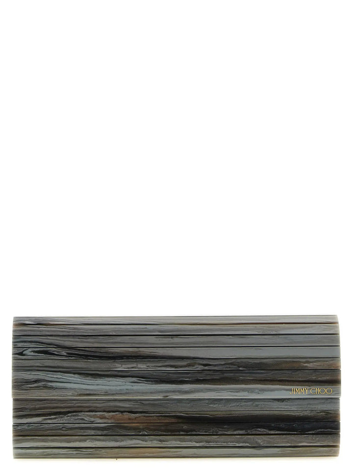 Jimmy Choo Sample Sale | Jimmy Choo Gray Polyester Clutch Bag - | Designer outlet