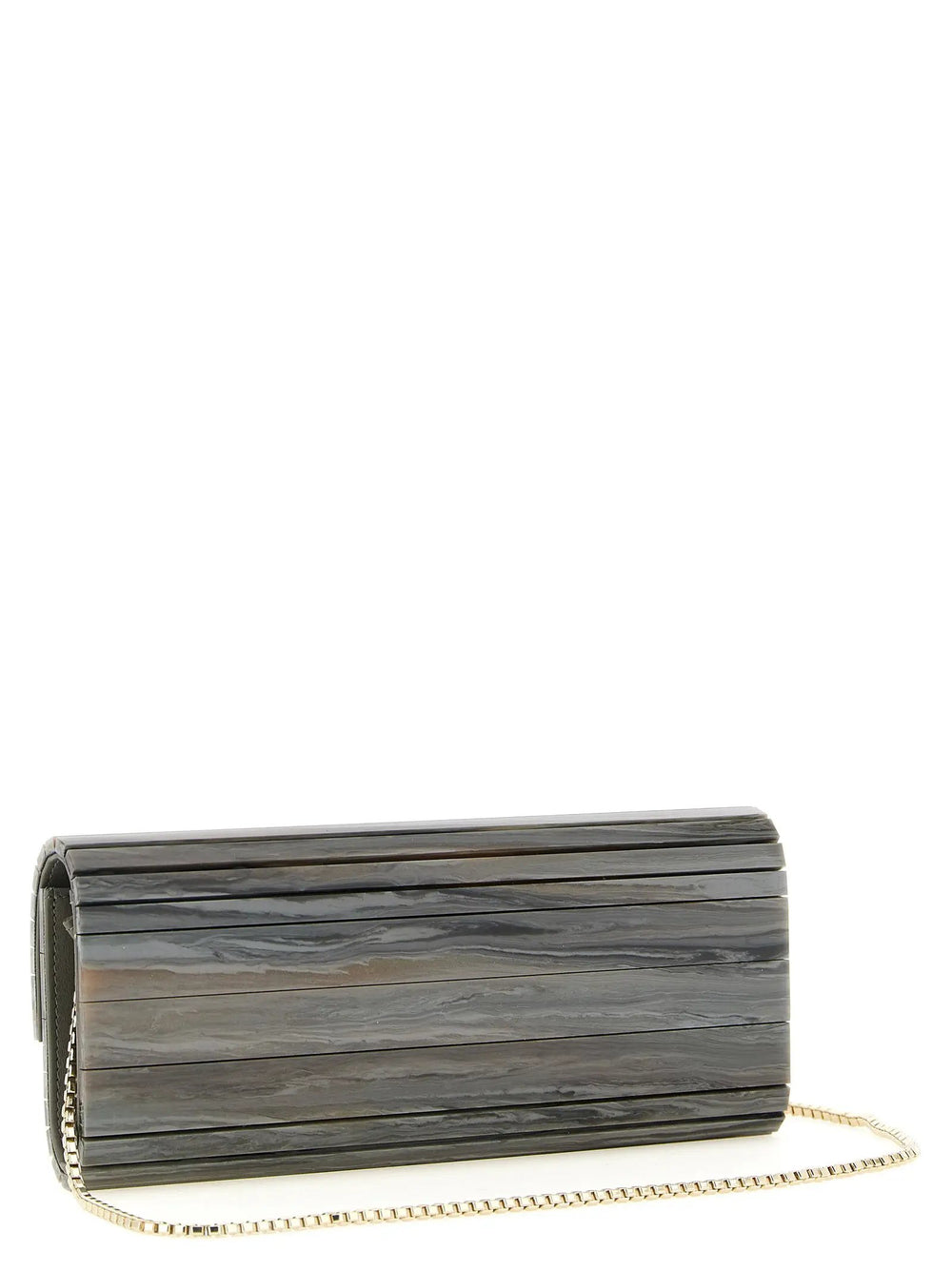 Jimmy Choo Sample Sale | Jimmy Choo Gray Polyester Clutch Bag - | Designer outlet