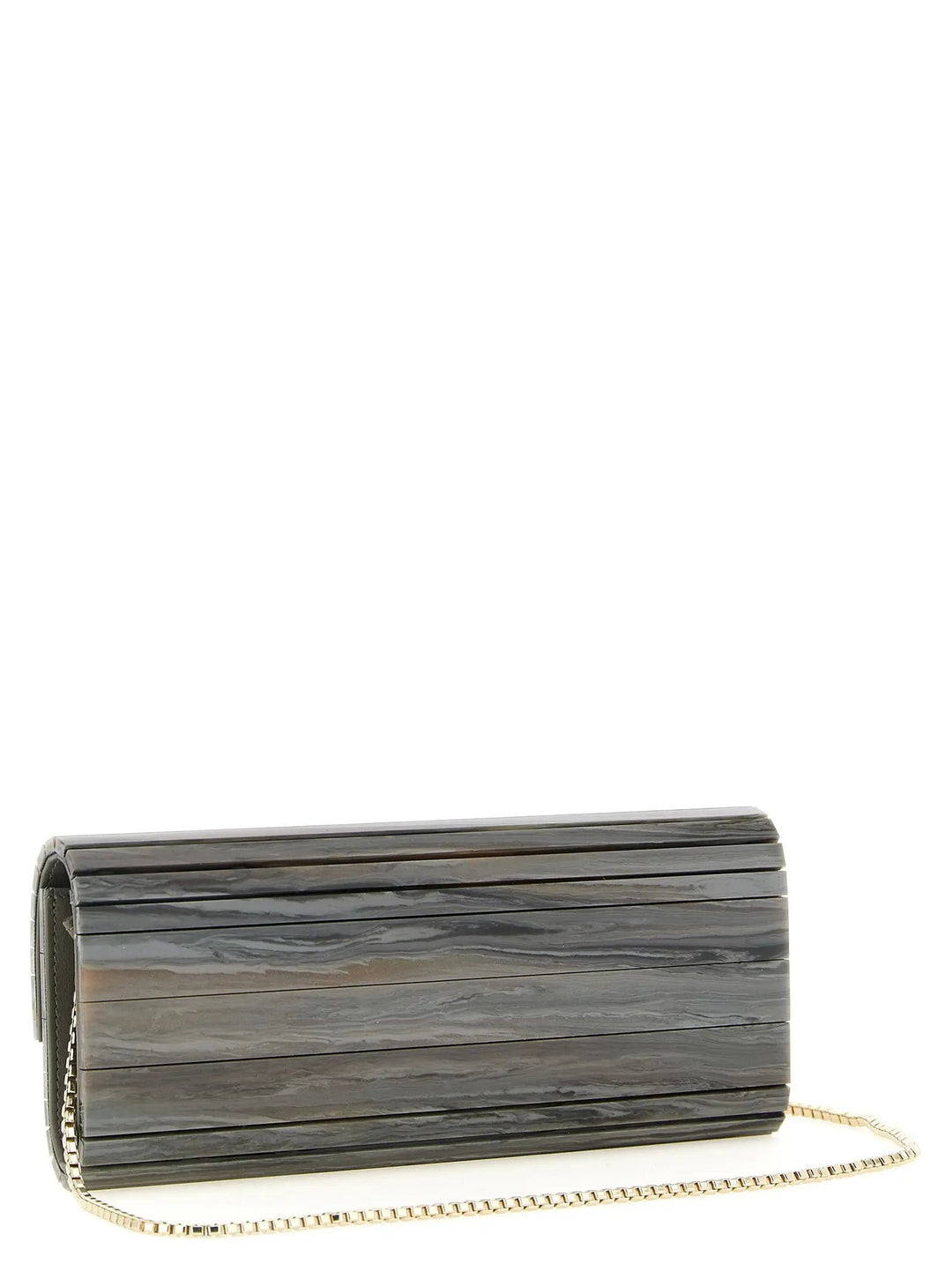 Jimmy Choo Sample Sale | Jimmy Choo Gray Polyester Clutch Bag - | Designer outlet
