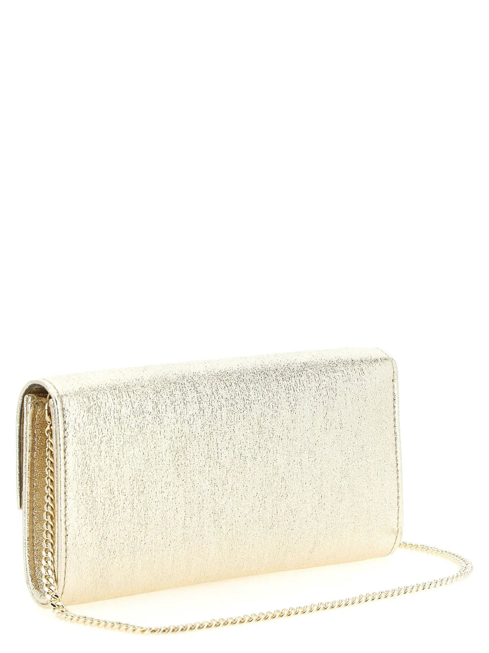 Jimmy Choo Sample Sale | Jimmy Choo Gold Lamb Leather Clutch Bag - | Designer outlet
