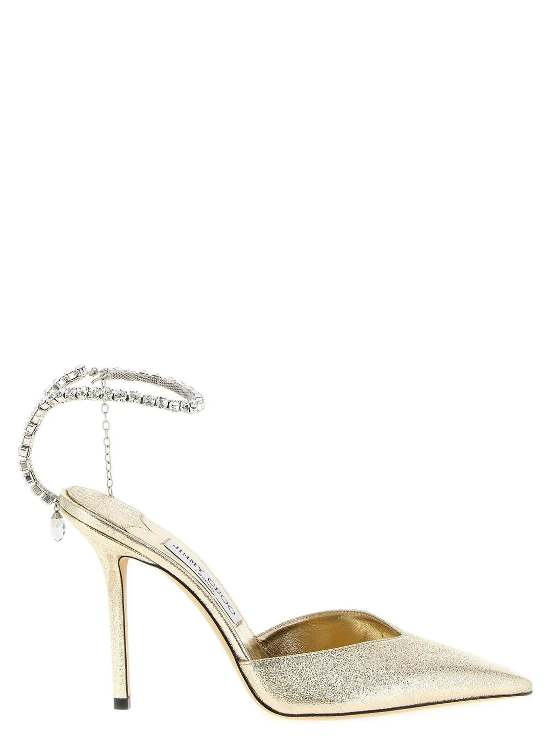 Jimmy Choo Sample Sale | Jimmy Choo Gold Tencel High Heel Pumps - | Designer outlet