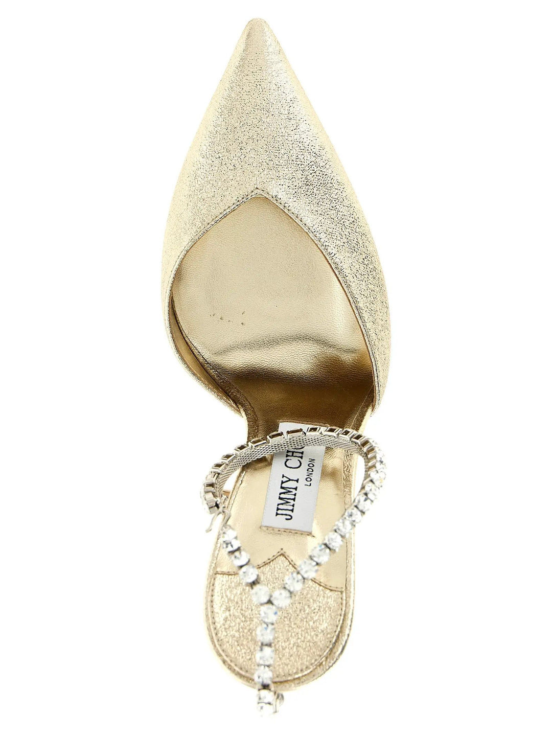 Jimmy Choo Sample Sale | Jimmy Choo Gold Tencel High Heel Pumps - | Designer outlet