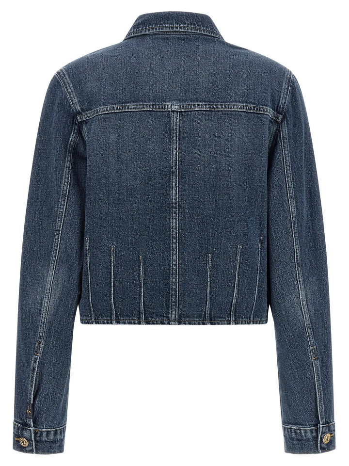 7 For All Mankind Sample Sale | 7 For All Mankind Blue Cotton Denim Jacket - | Designer outlet