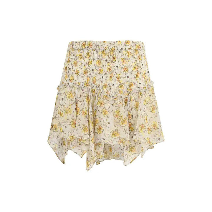 Isabel Marant Étoile Beige Viscose Mini Skirt