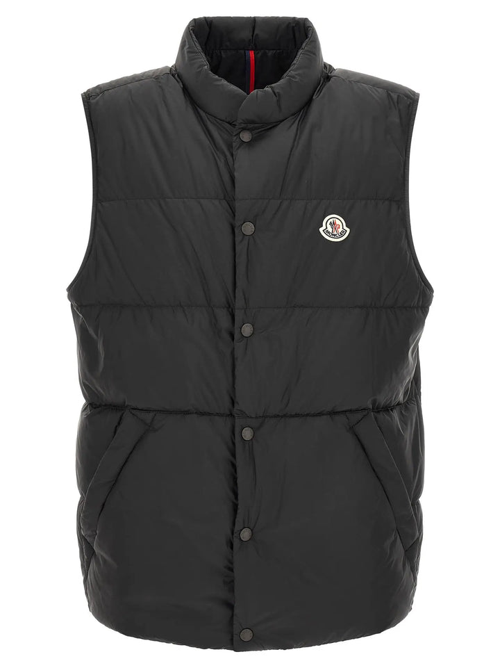 Moncler Black Polyamide Sleeveless Jacket