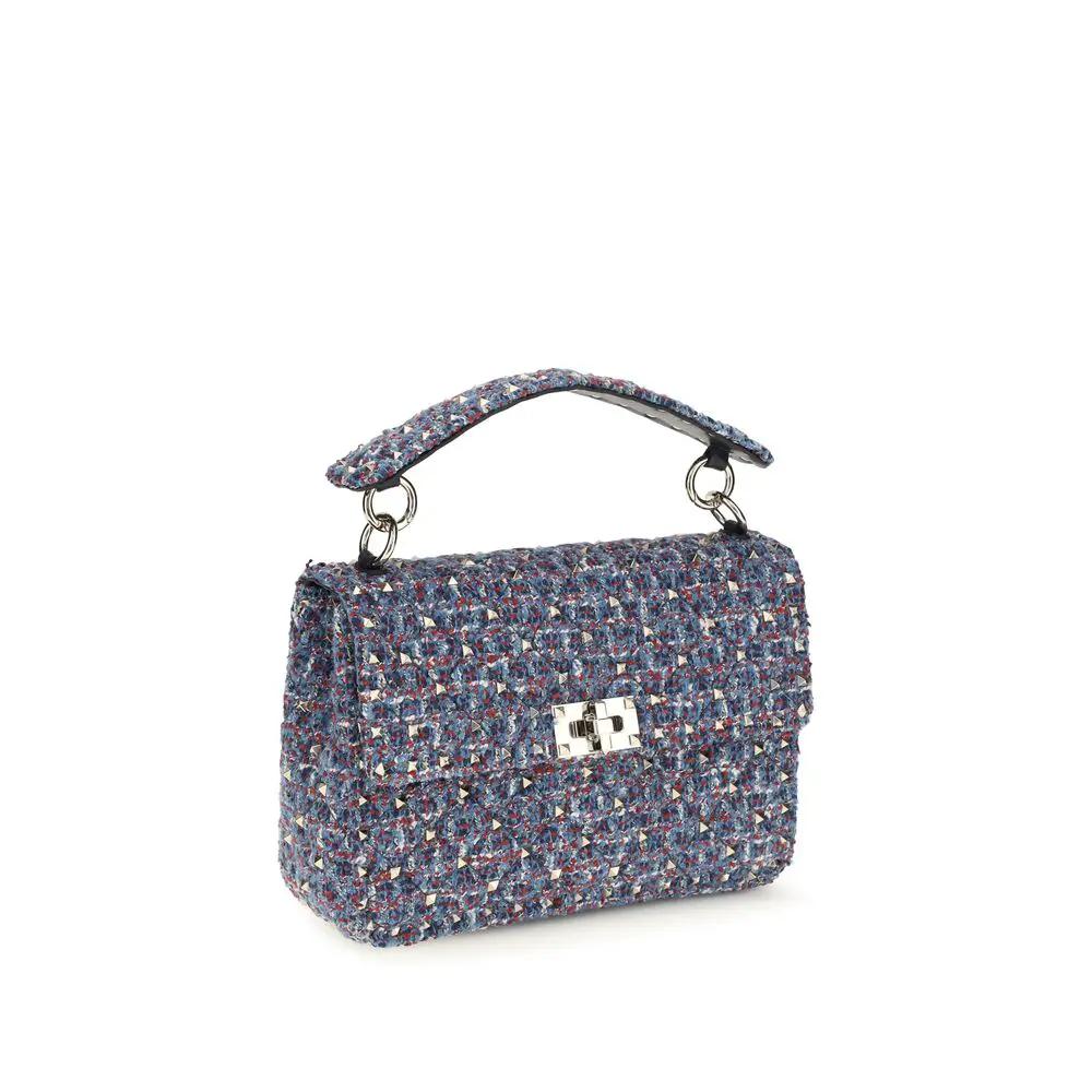 Valentino Garavani Sample Sale | Valentino Garavani Blue Fabric Shoulder Bag - | Designer outlet