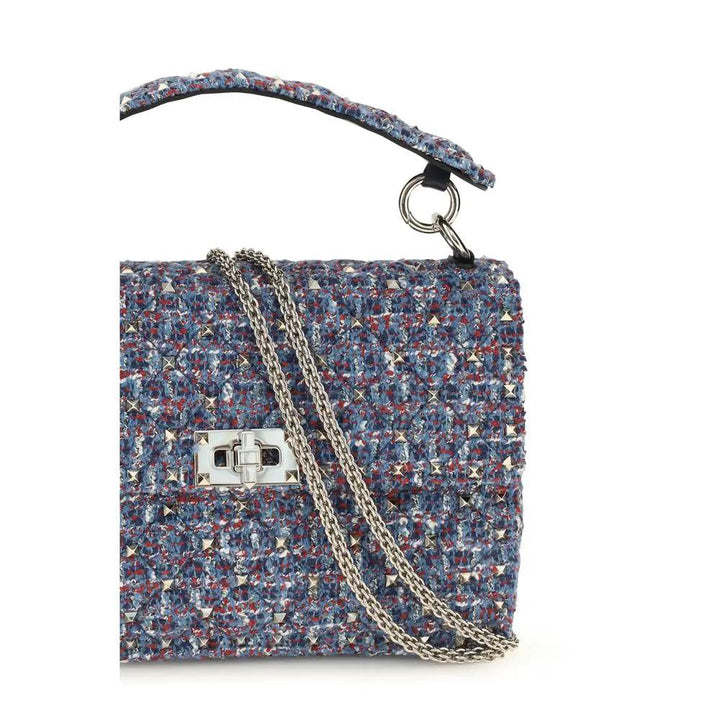 Valentino Garavani Blue Fabric Shoulder Bag