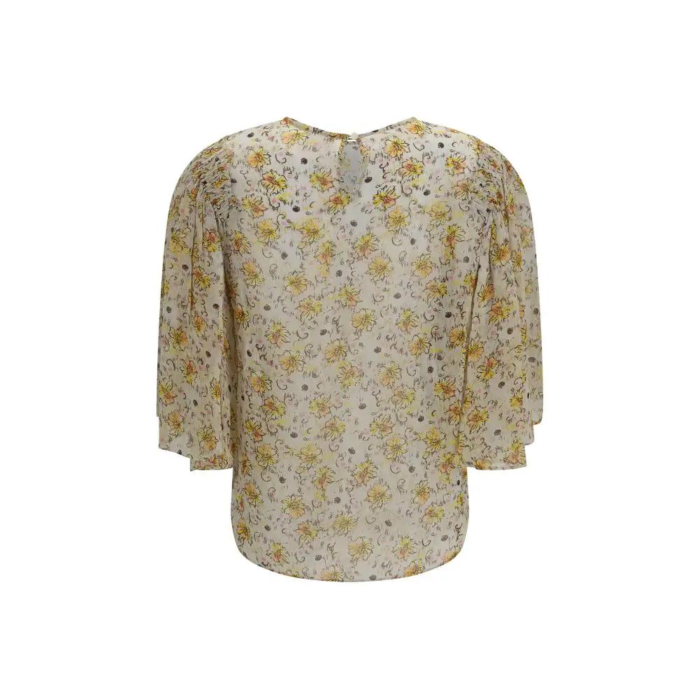 Isabel Marant Étoile Beige Viscose Blouse