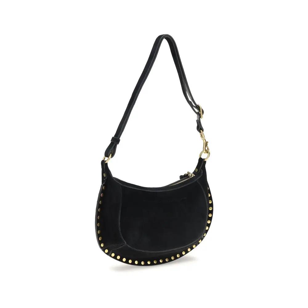 Isabel Marant Black Calf Leather Bos Taurus Shoulder Bag