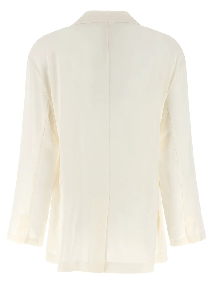 Brunello Cucinelli Sample Sale | Brunello Cucinelli Beige Silk Blazer - | Designer outlet