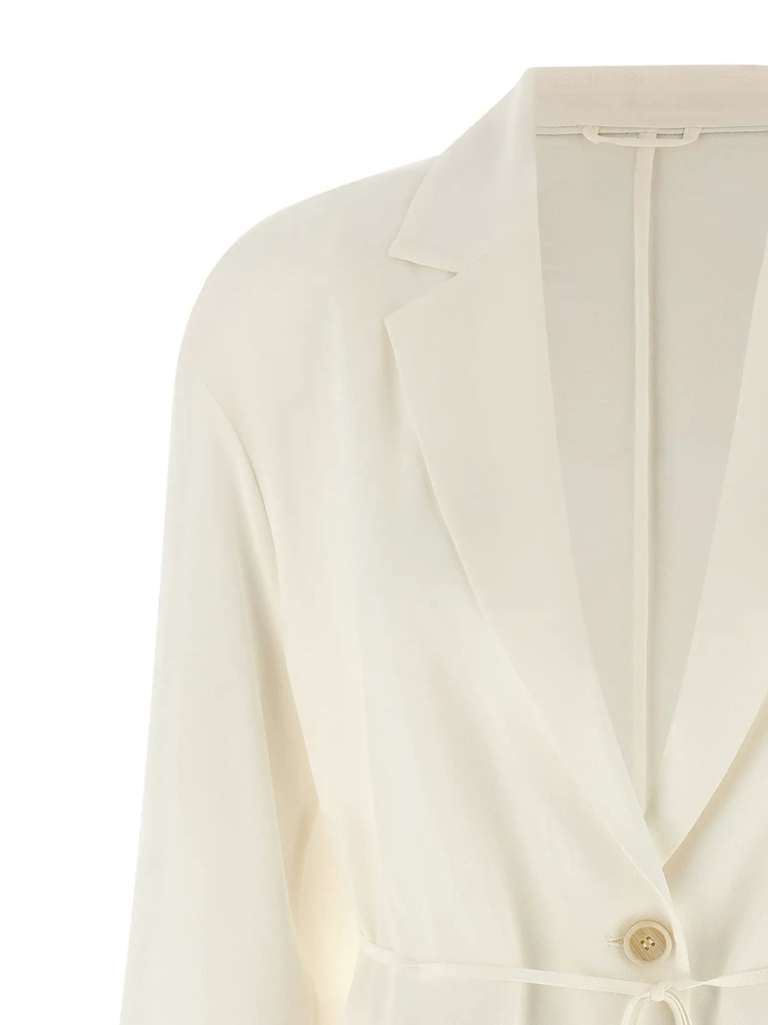 Brunello Cucinelli Sample Sale | Brunello Cucinelli Beige Silk Blazer - | Designer outlet