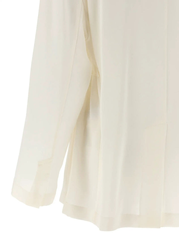 Brunello Cucinelli Sample Sale | Brunello Cucinelli Beige Silk Blazer - | Designer outlet