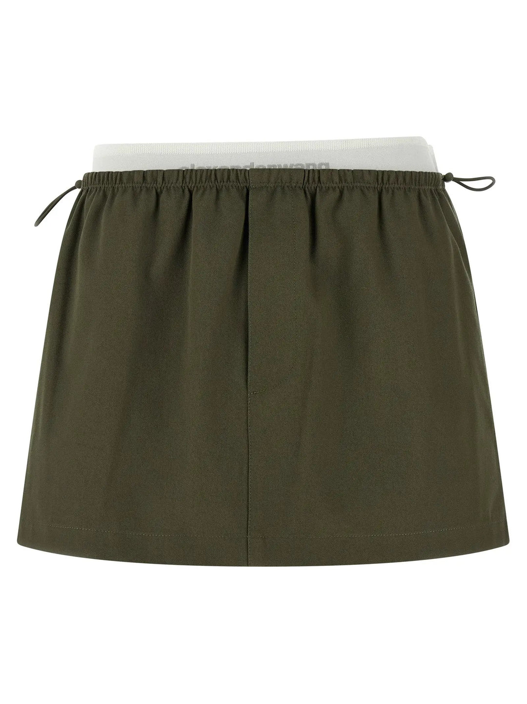 Alexander Wang Bicolor Cotton Long Skirt