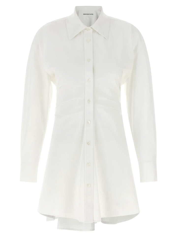 Alexander Wang White Cotton Short Dress