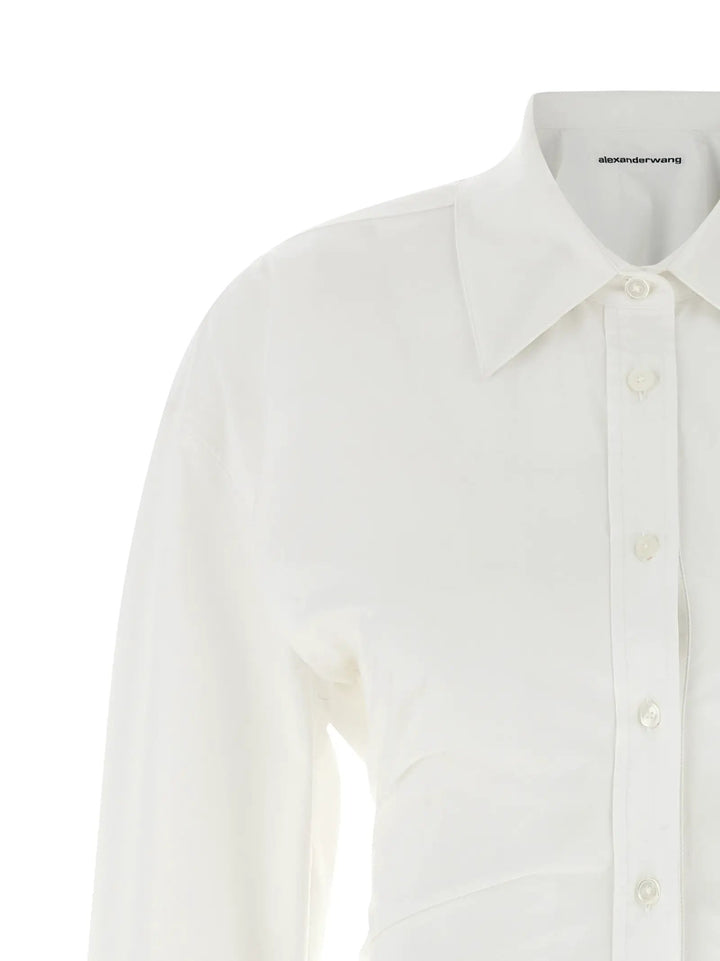 Alexander Wang White Cotton Short Dress