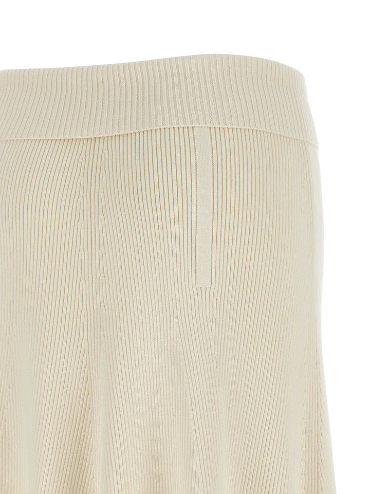 Zimmermann Sample Sale | Zimmermann Beige Viscose Midi Skirt - | Designer outlet