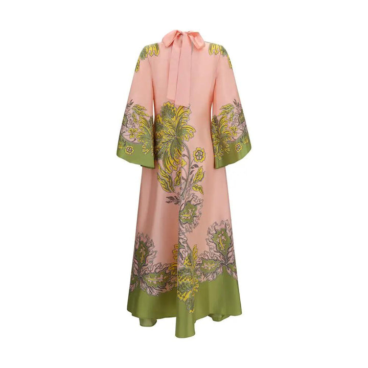 La Double J Multicolor Silk Casual Dress