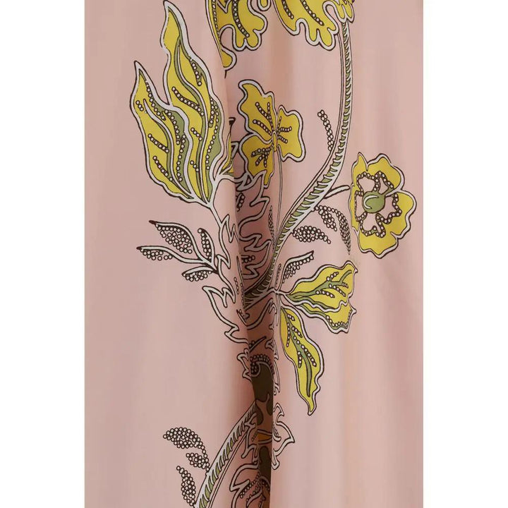 La Double J Multicolor Silk Casual Dress
