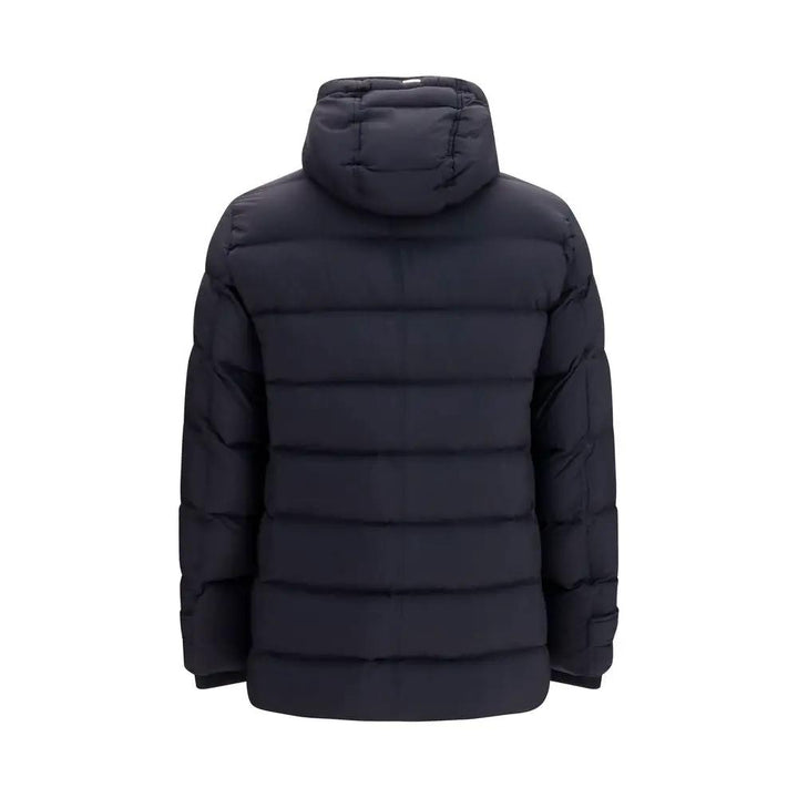 Herno Black Polyester Full-Length Jacket