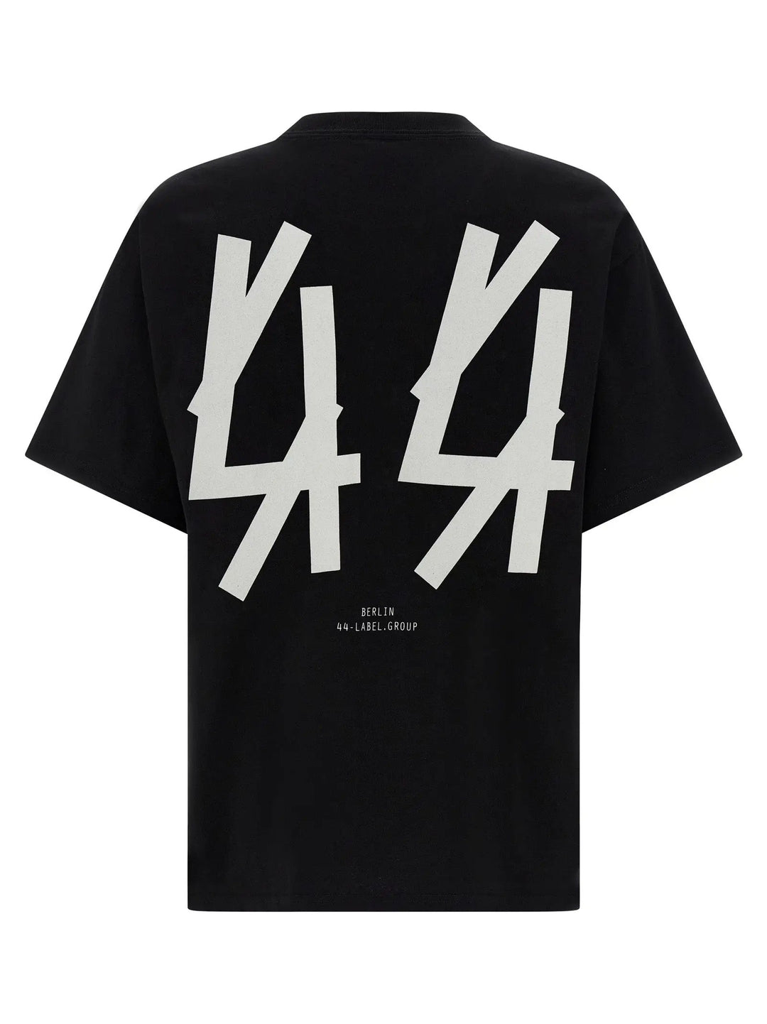 44 Label Group Black Cotton T-Shirt