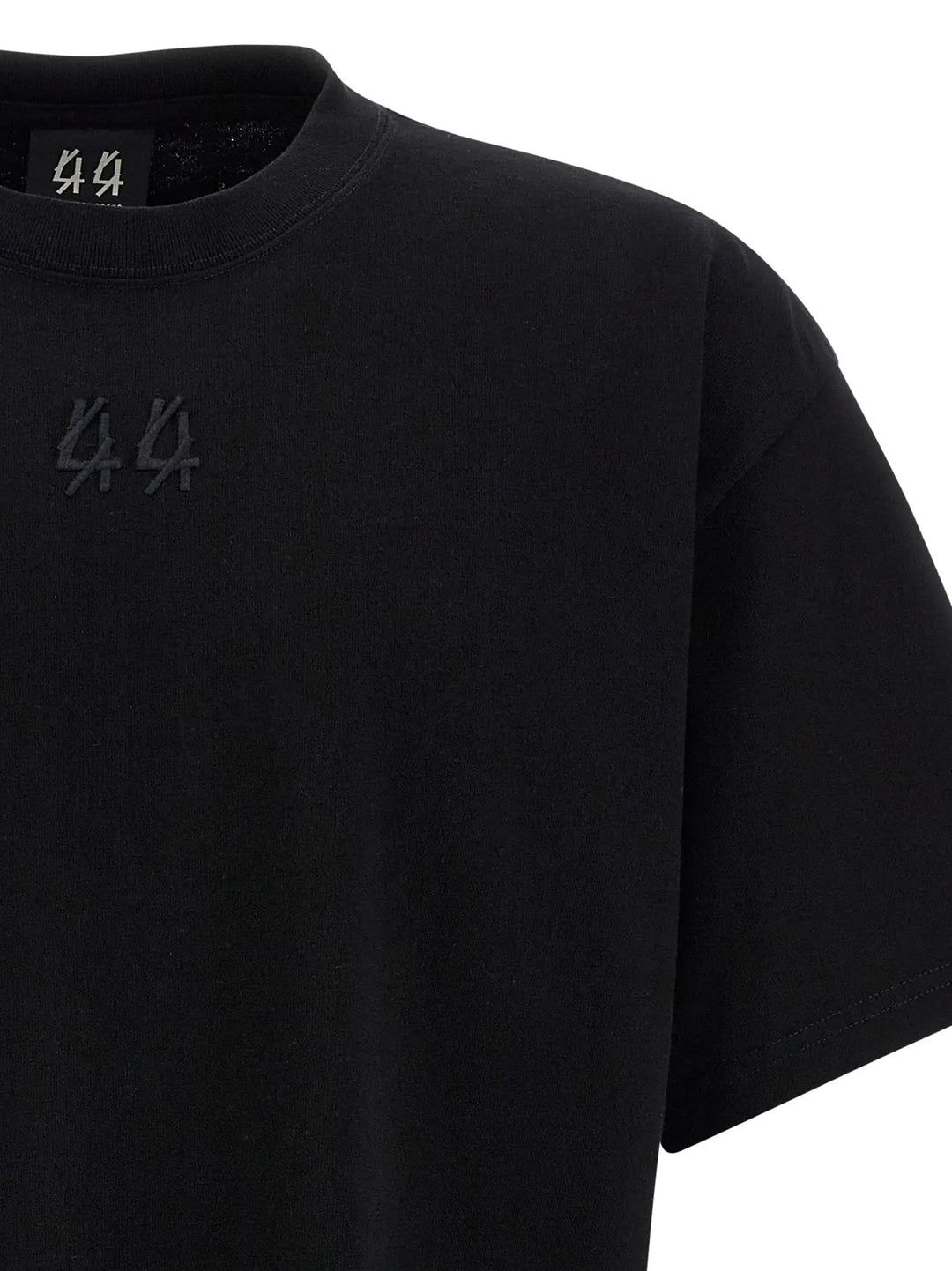 44 Label Group Black Cotton T-Shirt