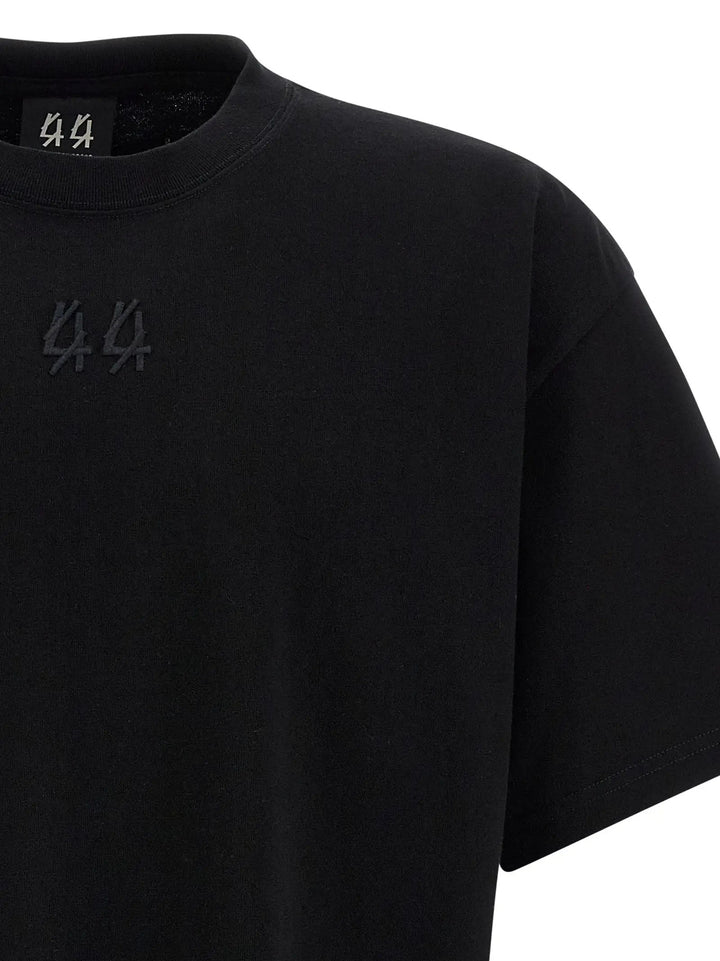 44 Label Group Black Cotton T-Shirt