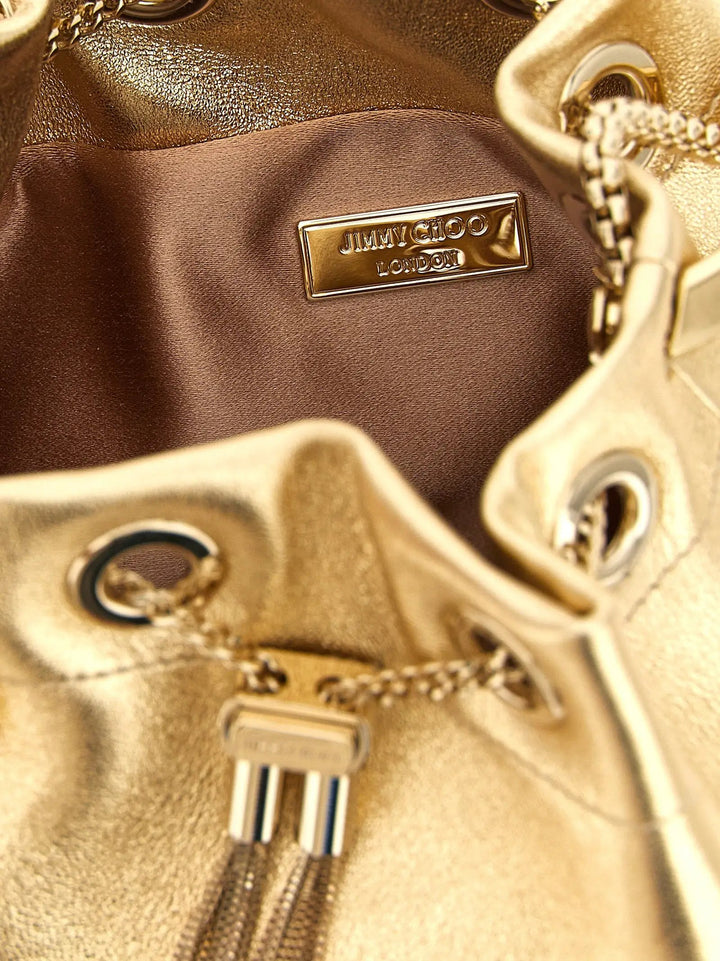 Jimmy Choo Sample Sale | Jimmy Choo Gold Lamb Leather Handbag - | Designer outlet