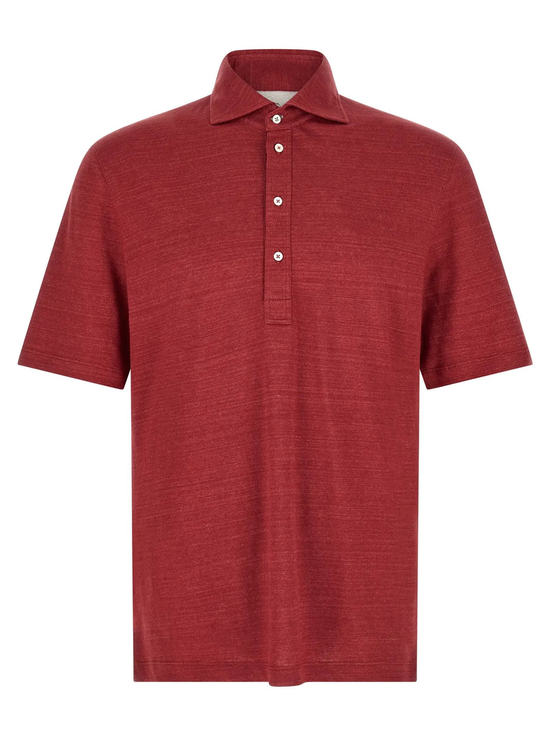 Brunello Cucinelli Multicolor Linen Polo Shirt