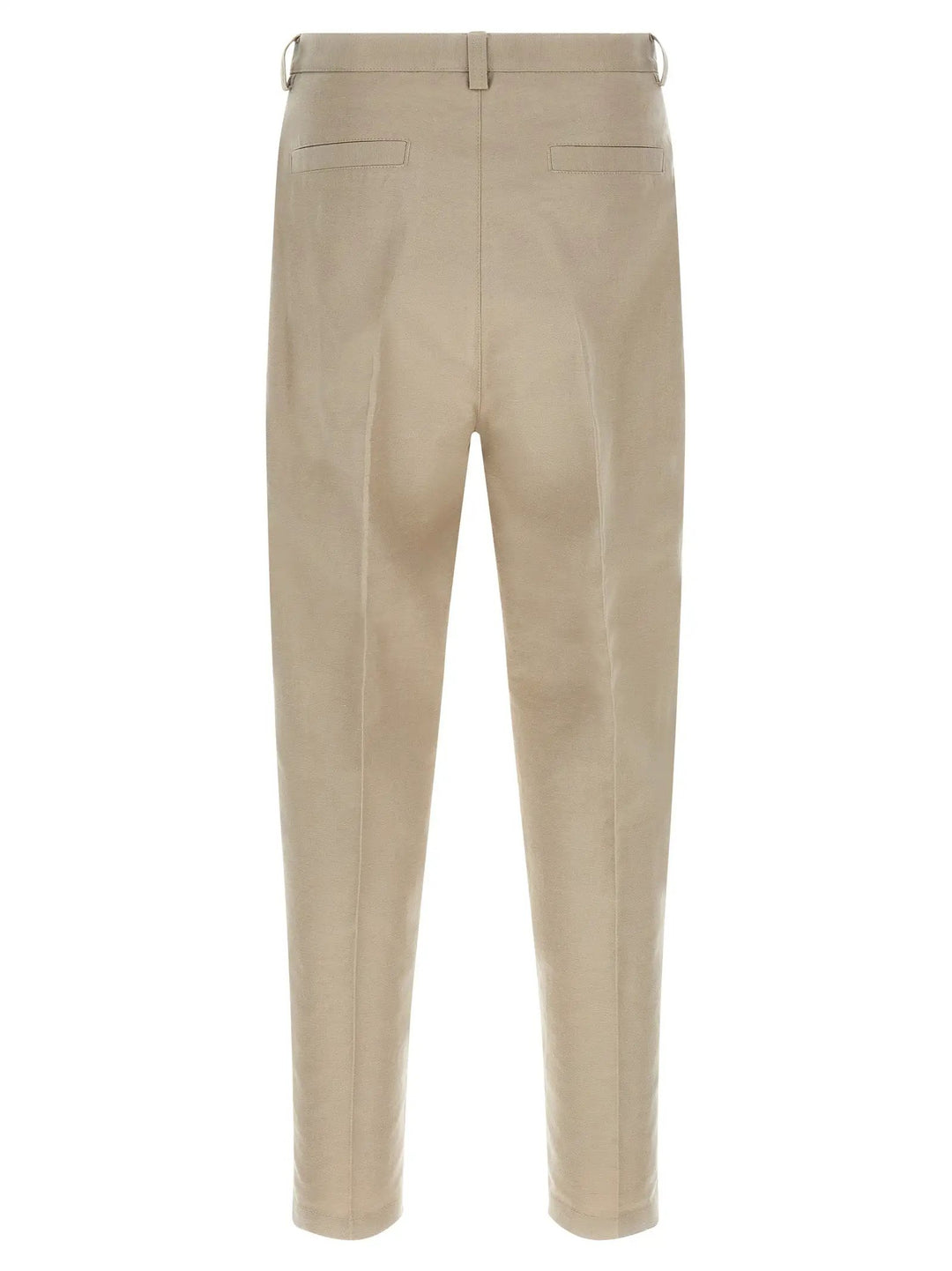 Brunello Cucinelli Brown Cotton Casual Pants
