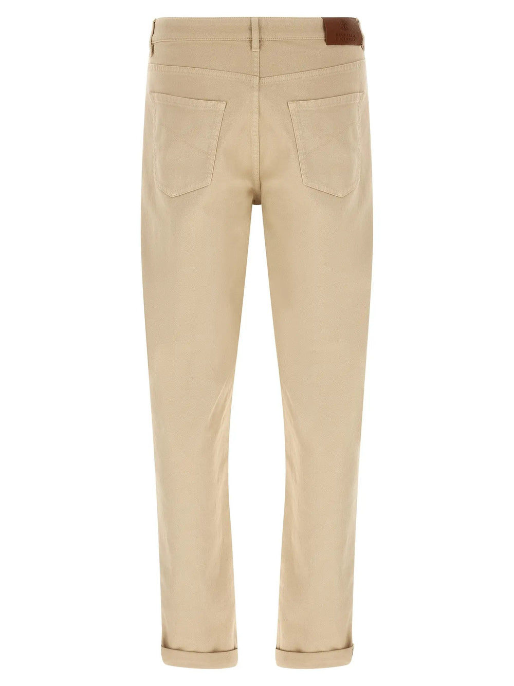 Brunello Cucinelli Sample Sale | Brunello Cucinelli Beige Cotton Tapered Jeans - | Designer outlet