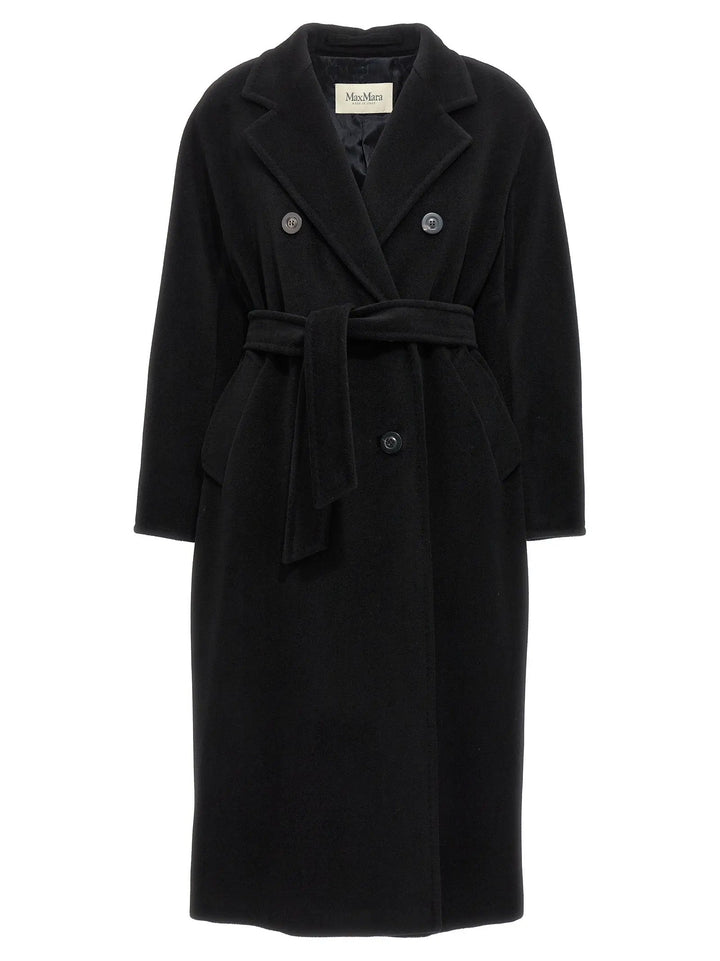 Max Mara Black Virgin Wool Coat