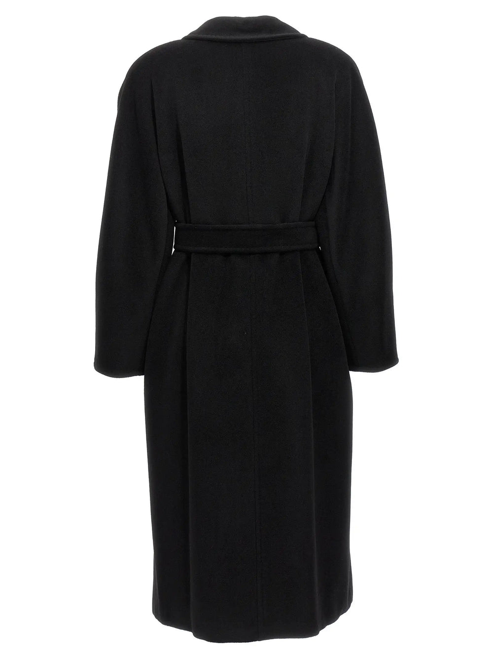 Max Mara Sample Sale | Max Mara Black Virgin Wool Coat - | Designer outlet