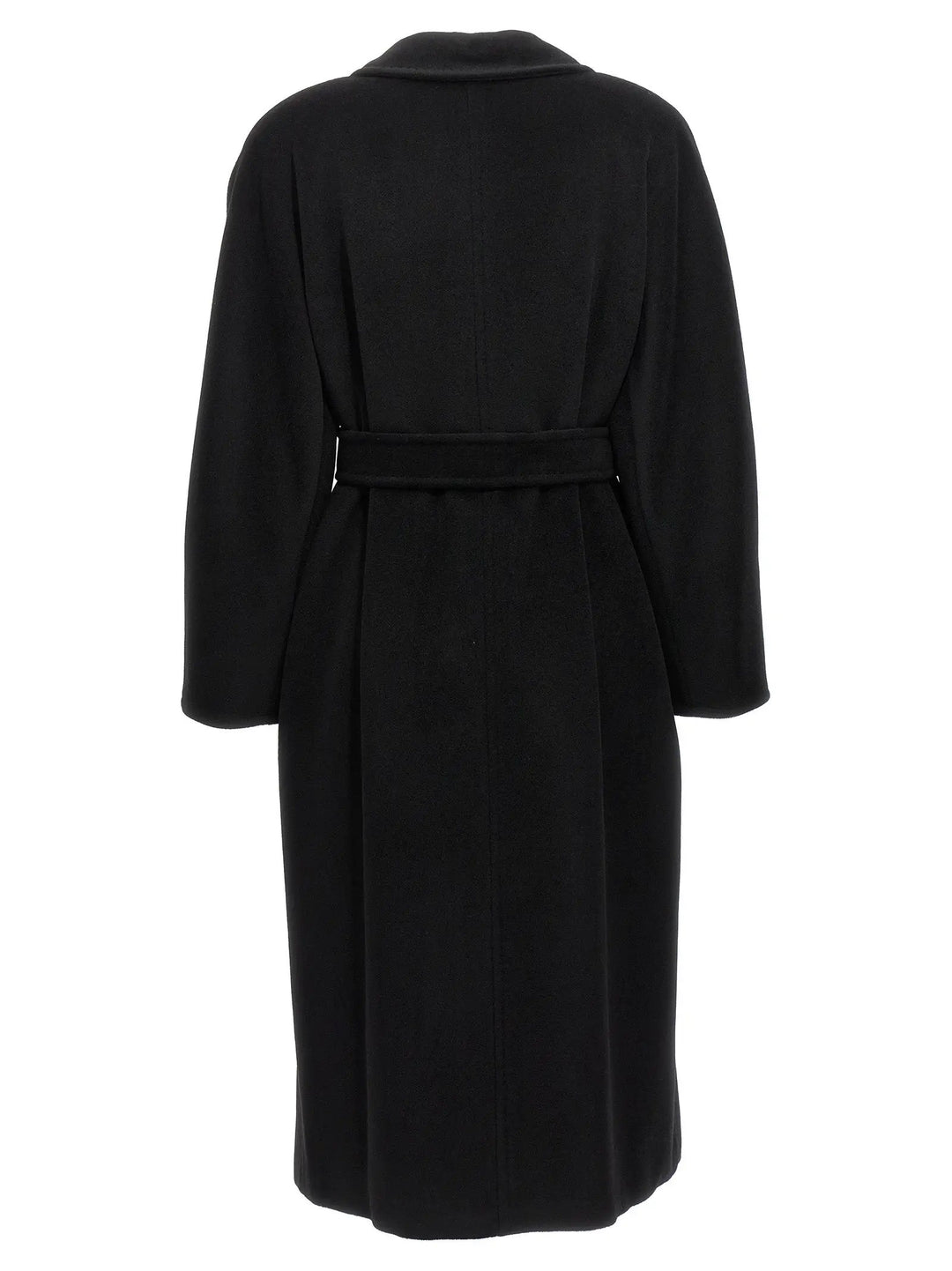 Max Mara Black Virgin Wool Coat