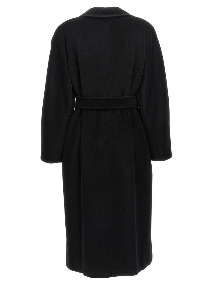 Max Mara Black Virgin Wool Coat